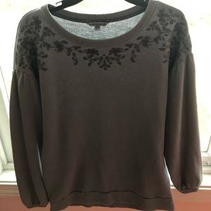 american eagle cuff sleeve sweater